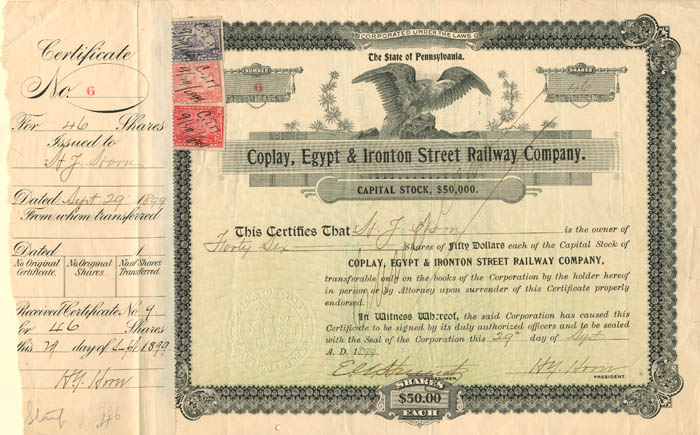 Coplay, Egypt and Ironton Street Railway Co.
